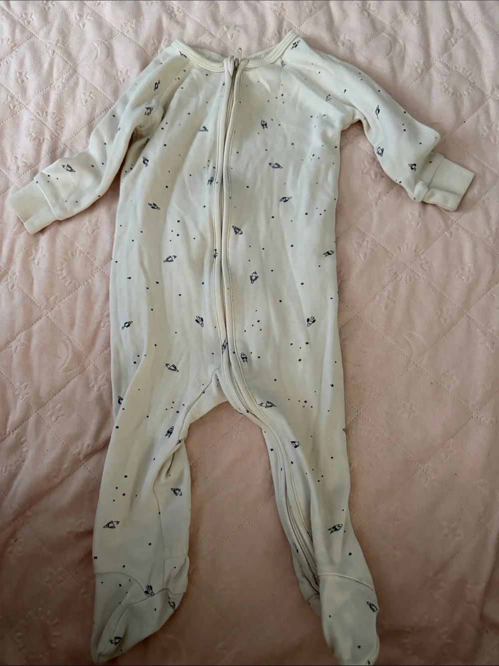 Baby Footed Sleepers Bundle - Gray, Pink, Cream, Mint